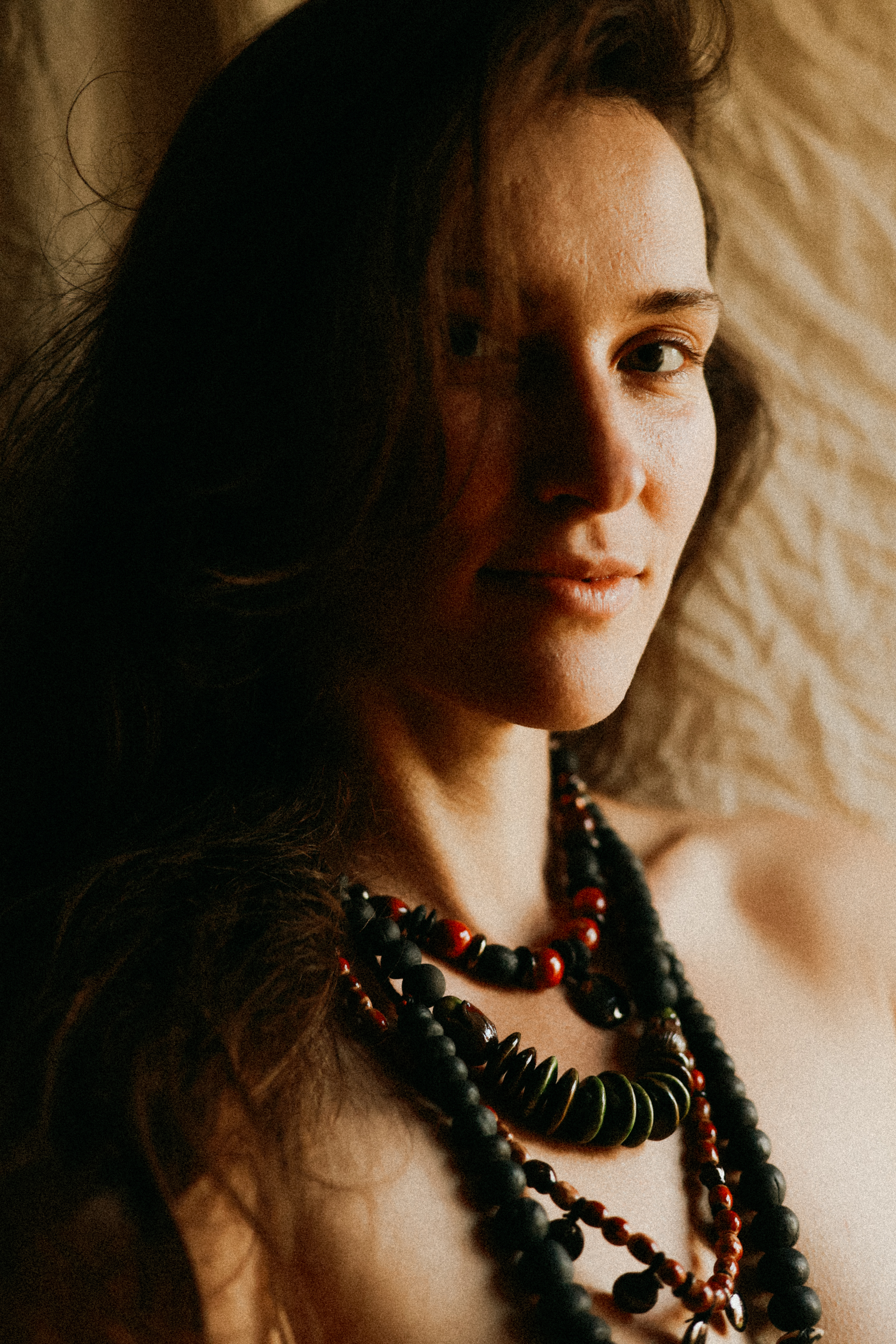 A portrait of Korytsia in her Valencia studio